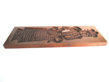 UpperDutch:,17" Female shaped cookie mold, Dutch Folk Art. Antique Bakery decoration. Wood carved girl from Holland. Spiced cookie wall decor