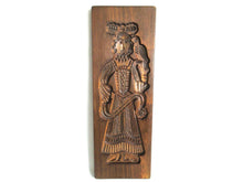 UpperDutch:,18" Falconer with lure shaped Spiced Cookie mold. XL Large Antique wall decor from Holland. Falconry gift, Falcon, Man with bird.