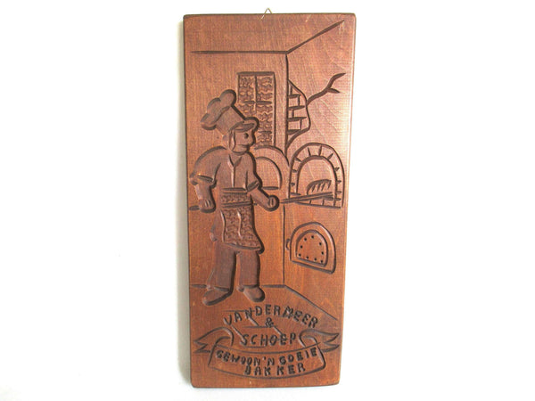 UpperDutch:,An authentic Dutch Wooden cookie mold Folk Art, bakery decor, Speculaas plank.