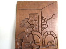 UpperDutch:,An authentic Dutch Wooden cookie mold Folk Art, bakery decor, Speculaas plank.
