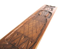 UpperDutch:,Antique bakery decoration. Dutch cookie mold 23" XL , Folk Art. Wooden girl made in Holland. Spiced cookie wall decor female.