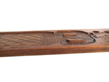 UpperDutch:,Antique bakery decoration. Dutch cookie mold 23" XL , Folk Art. Wooden girl made in Holland. Spiced cookie wall decor female.