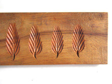 UpperDutch:Cookie Mold,Antique Wooden Springerle with leaves. Speculatius, Cookie mold.