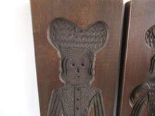 UpperDutch:Cookie Mold,Wooden Cookie Mold - Set of 2 XXL '23 Inch!' Antique wooden Dutch Folk Art Cookie Mold. Springerle, Bakery decor