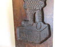 UpperDutch:,Wooden cookie mold, Dutch Folk Art Cookie Mold 'Bartje'. speculaas plank, springerle.