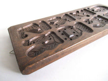 UpperDutch:,Wooden cookie mold Dutch Folk Art Cookie Mold. Speculaas plank, Springerle, windmill, mermaid, ship.