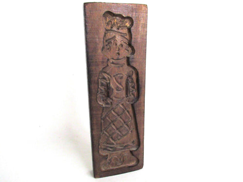 UpperDutch:Cookie Mold,Wooden cookie mold Dutch Folk Art Cookie Mold. springerle, speculoos.