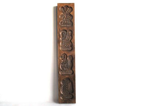 UpperDutch:,Wooden cookie mold,  Dutch Folk Art, speculaas plank, springerle.