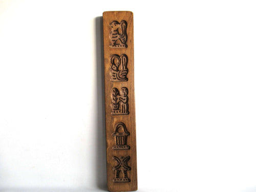 UpperDutch:,Wooden cookie mold, Dutch Folk Art, Springerle, Kitchen decor.