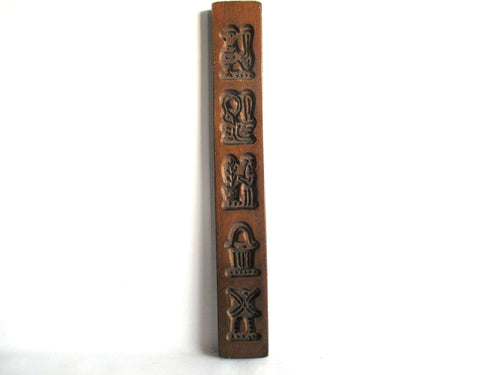 UpperDutch:,Wooden cookie mold, Dutch Folk Art, Springerle, Kitchen decor, windmill, animals.