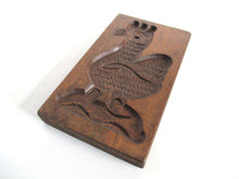 UpperDutch:,Wooden cookie mold Rooster, Dutch Folk Art Cookie Mold. Speculaas plank, springerle.
