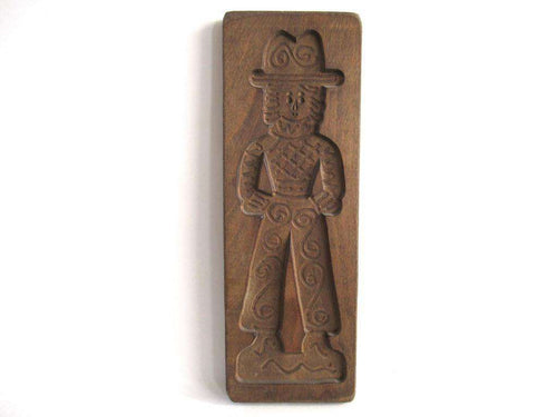 UpperDutch:Cookie Mold,Wooden cookie mold. Wooden Dutch Folk Art Cookie Mold. speculaas plank, springerle.