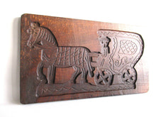UpperDutch:,Wooden Springerle mold Horse Dutch Folk Art cookie mold, Bakery decor, Springerle, Horse and Carriage.