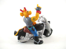 UpperDutch:,Biker Mice from Mars Throttle on Motorcycle Pvc Figure Bullyland.
