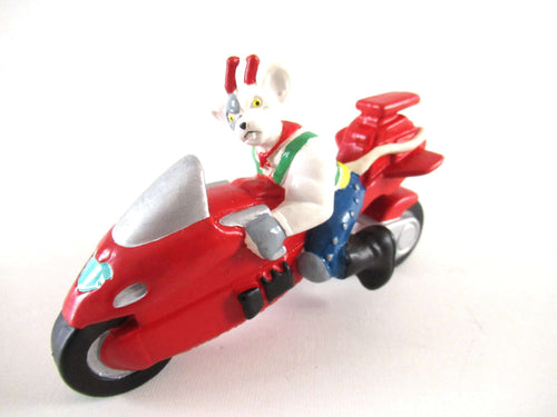 UpperDutch:,Biker Mice from Mars Vinnie on Motorcycle Pvc Figure Bullyland.