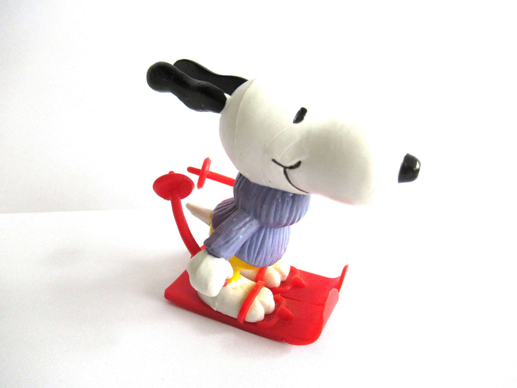 Snoopy Skiing Keychain 