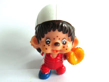 UpperDutch:,Sekiguchi Monchichi PVC Figurine, Baseball Player, Japan 1979.