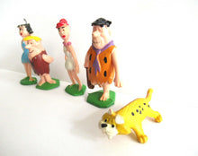 UpperDutch:,Set of 5 vintage pvc figurine's Marx Disneykins The Flintstones, Baby Puss, Fred and Wilma Flintstone, Barney and Betty Rubble .