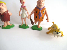 UpperDutch:,Set of 5 vintage pvc figurine's Marx Disneykins The Flintstones, Baby Puss, Fred and Wilma Flintstone, Barney and Betty Rubble .
