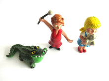UpperDutch:,The Rescuers Set of 3 vintage Heimo pvc figurine's Penny, Madame Medusa and Brutus.
