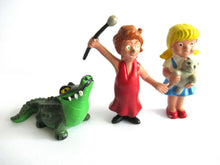 UpperDutch:,The Rescuers Set of 3 vintage Heimo pvc figurine's Penny, Madame Medusa and Brutus.