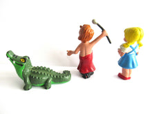 UpperDutch:,The Rescuers Set of 3 vintage Heimo pvc figurine's Penny, Madame Medusa and Brutus.