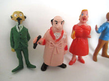 UpperDutch:Figurine,TinTin Set of 7 Vintage Belvision 1973 pvc figurine's Thomson, Snowy, Cuthbert Calculus, Herge, Kuifje.