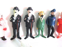 UpperDutch:Figurine,TinTin Set of 8 vintage Belvision 1973 pvc figurine's. Thomson, Snowy, Captain Maddock, Cuthbert Calculus, Herge, Kuifje.