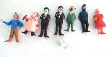UpperDutch:Figurine,TinTin Set of 8 vintage Belvision 1973 pvc figurine's. Thomson, Snowy, Captain Maddock, Cuthbert Calculus, Herge, Kuifje.