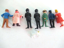 UpperDutch:Figurine,TinTin Set of 8 vintage Belvision 1973 pvc figurine's. Thomson, Snowy, Captain Maddock, Cuthbert Calculus, Herge, Kuifje.