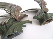 UpperDutch:Finial,Eagle Ornaments Set of 2 Metal Finials, Bird Statue, Embellishment.