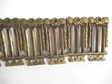 UpperDutch:,1 (ONE) Antique Brass Furniture Applique. Empire embellishment. Authentic hardware, restoration supply.