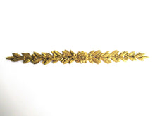 UpperDutch:,1 (ONE) Authentic 1800's applique, Brass Furniture Hardware. Empire embellishment. Laurel or Olive motif. Restoration supply.