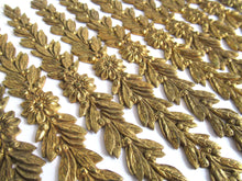 UpperDutch:,1 (ONE) Authentic 1800's applique, Brass Furniture Hardware. Empire embellishment. Laurel or Olive motif. Restoration supply.
