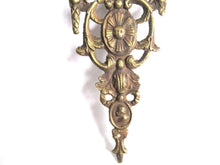 UpperDutch:,1 (ONE) Brass Antique Cabinet Ornament Furniture Applique. Decoration mount, Authentic hardware, restoration supplies