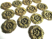 UpperDutch:,1 (ONE) Oak leaf motif brass furniture applique. Antique Brass embellishment. Authentic hardware, restoration supply.