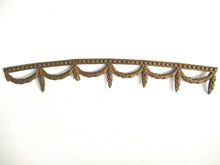 UpperDutch:,1 (ONE) piece Victorian furniture trim. Slightly curved solid brass furniture Applique. Authentic hardware, restoration supply.
