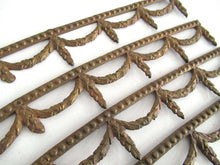 UpperDutch:,1 (ONE) piece Victorian furniture trim. Slightly curved solid brass furniture Applique. Authentic hardware, restoration supply.