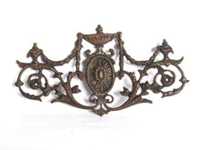 UpperDutch:,Antique bronze/brass furniture ornament, cabinet decoration.Antique hardware,bronze applique,restoration hardware. Leaf motive