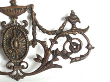 UpperDutch:,Antique bronze/brass furniture ornament, cabinet decoration.Antique hardware,bronze applique,restoration hardware. Leaf motive