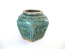 UpperDutch:Ginger Jar,Green Glazed Ginger Jar, Collectible pottery.