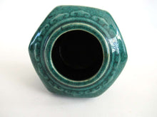UpperDutch:,Vintage Green Glazed Ginger Jar Collectible pottery.