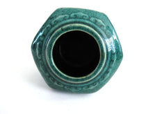 UpperDutch:,Vintage Green Glazed Ginger Jar Collectible pottery.