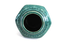 UpperDutch:,Vintage Green Glazed Ginger Jar Collectible pottery.
