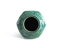 UpperDutch:,Vintage Green Glazed Ginger Jar, Collectible pottery.