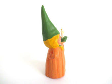 UpperDutch:Gnome,1 (ONE) Gnome after a design by Rien Poortvliet, Brb Gnome holding candle, Lisa the Gnome.