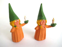 UpperDutch:Gnome,1 (ONE) Gnome after a design by Rien Poortvliet, Brb Gnome holding candle, Lisa the Gnome.
