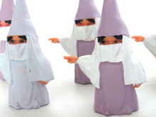UpperDutch:,1 (ONE) Gnome after a design by Rien Poortvliet, Brb Gnome, Lisa the Gnome. Khimar, niqab burqa, traditional burqa, French hijab
