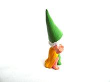 UpperDutch:,1 (ONE) Gnome figurine, Gnome after a design by Rien Poortvliet, Brb Gnome dancing, Lisa the Gnome.