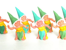UpperDutch:,1 (ONE) Gnome figurine, Gnome after a design by Rien Poortvliet, Brb Gnome dancing, Lisa the Gnome.